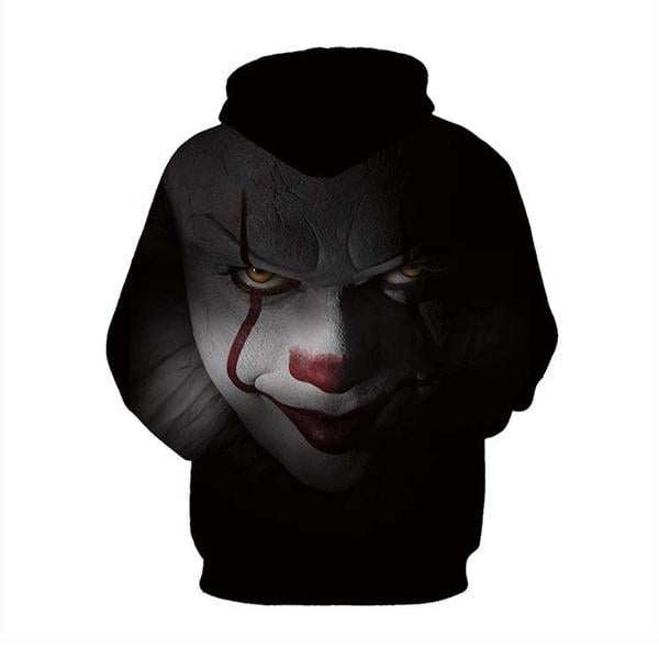 3D Printed The Dancing Clown Hooded Sweatshirt Image 2