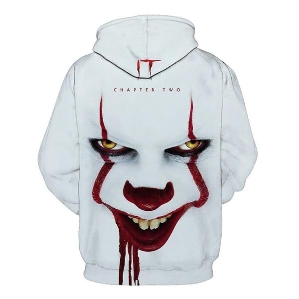 3D Printed The Dancing Clown Hooded Sweatshirt Image 4