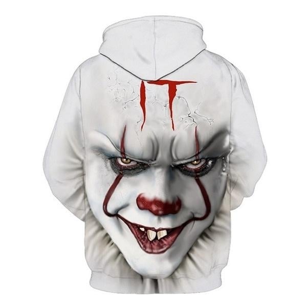 3D Printed The Dancing Clown Hooded Sweatshirt Image 8