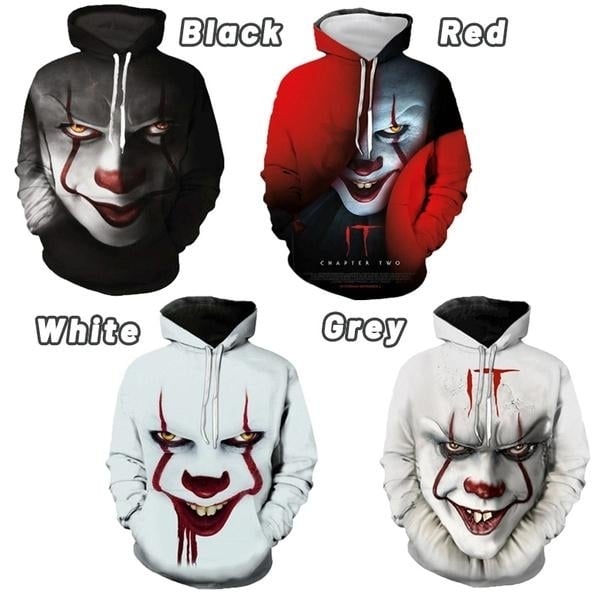 3D Printed The Dancing Clown Hooded Sweatshirt Image 9