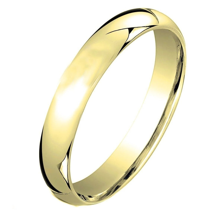 3MM Unisex Comfort Fit Wedding Band Ring Image 1