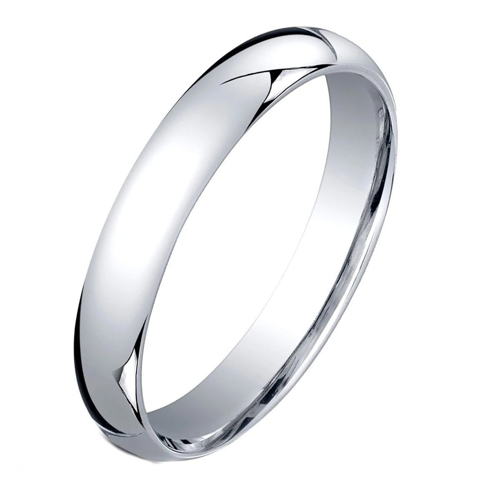 3MM Unisex Comfort Fit Wedding Band Ring Image 2