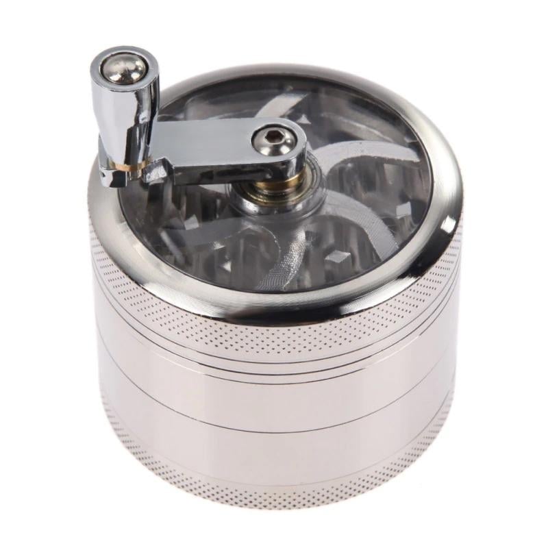 4 Layer Tobacco Grinder Manual Metal Crusher Image 2