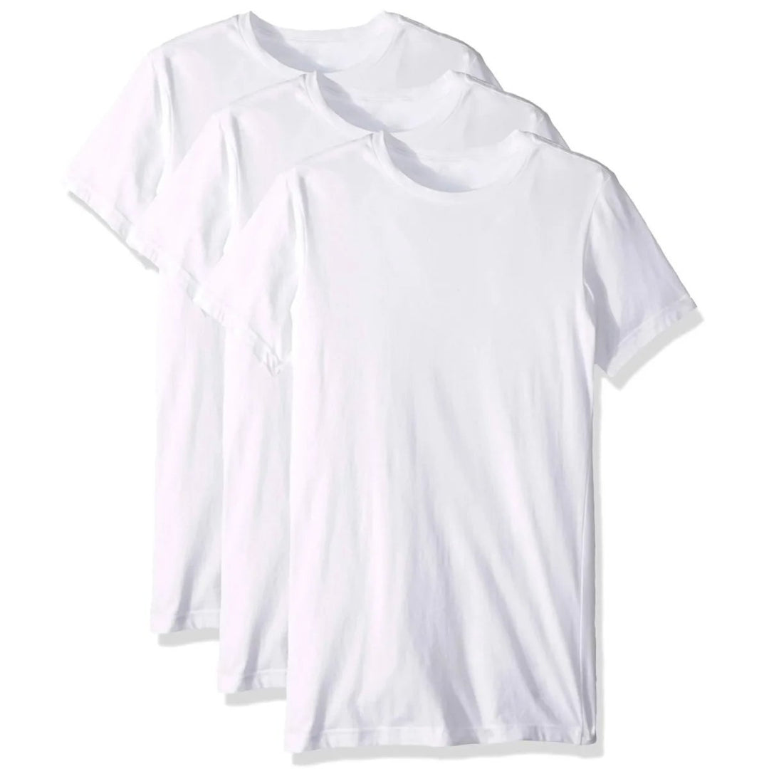 3-Pack: Mens Basic Everyday Crew Tee Undershirt Image 1