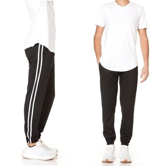 3-Pack: Mens Slim-Fit Sweatpants Fleece Joggers Image 2