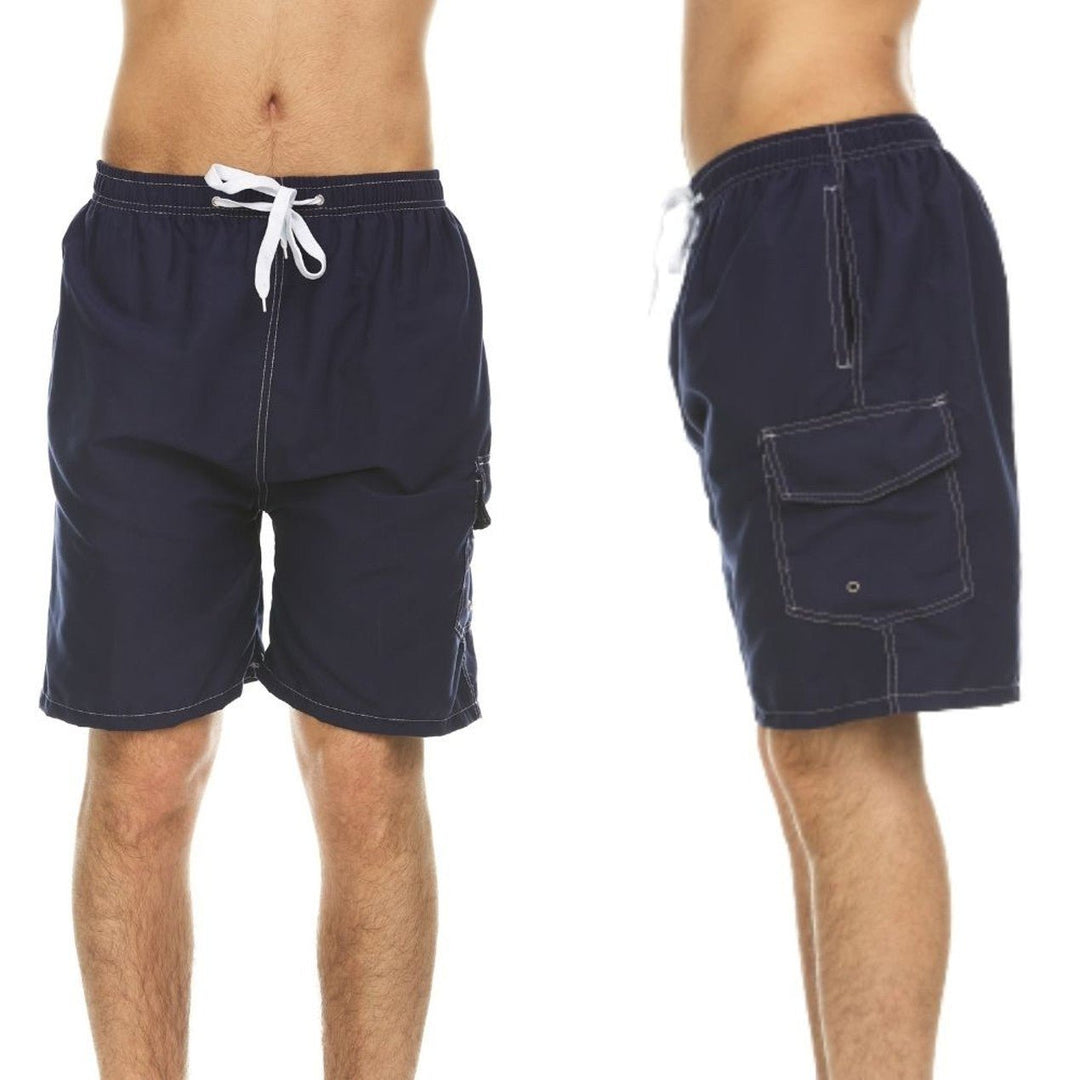 3-Pack: Mens Quick-Dry Swim Shorts Image 7