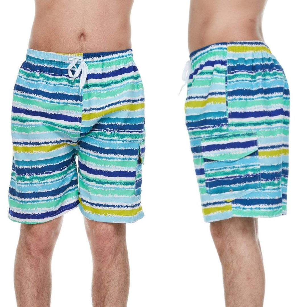 3-Pack: Mens Quick-Dry Swim Shorts Image 12