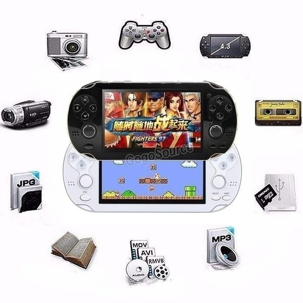 4.3 inch Game Console 3000 Games Built-in Video Camera Retro Image 9