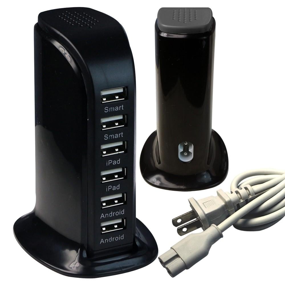 40 Watt 6-Port USB Power Charging Station Image 2