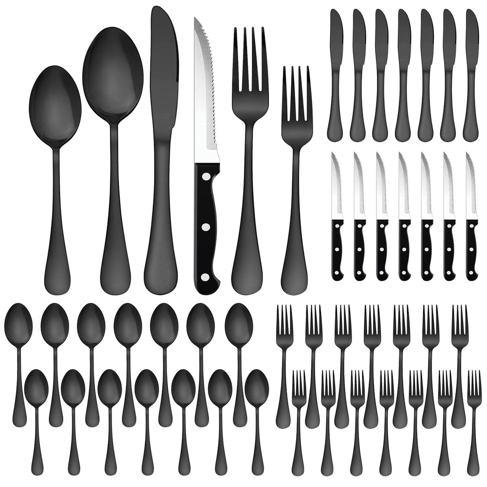 48-Piece: Stainless Steel Silverware Cutlery Set Image 2