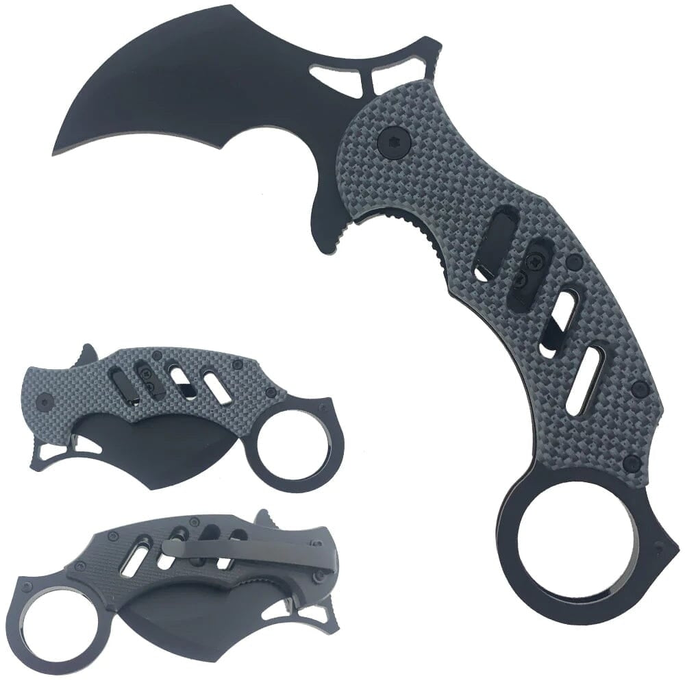 5" Karambit Knife With ABS Handle Image 2