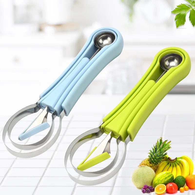 5-in-1 Stainless Steel Fruit Carving Tools Image 1