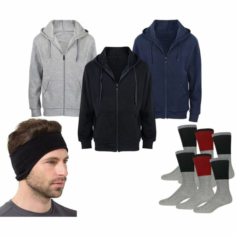 5-Piece Set: Fleece-Lined Premium Bundle Set Image 1