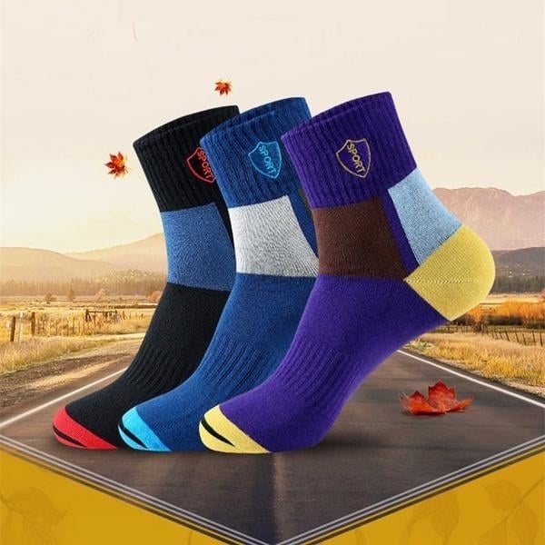 5-Pair: Mens Sports And Leisure Tube Socks Image 2