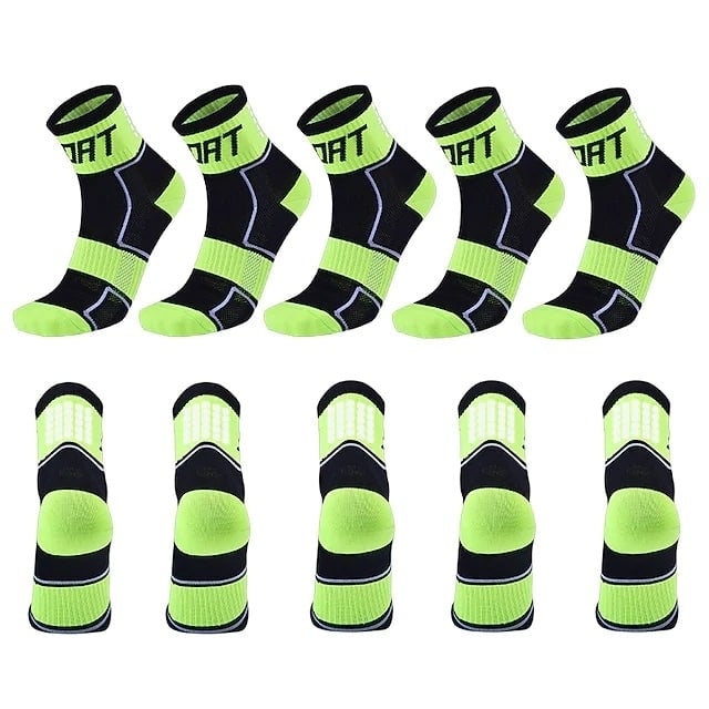 5-Pairs: Breathable Compression Socks Image 2