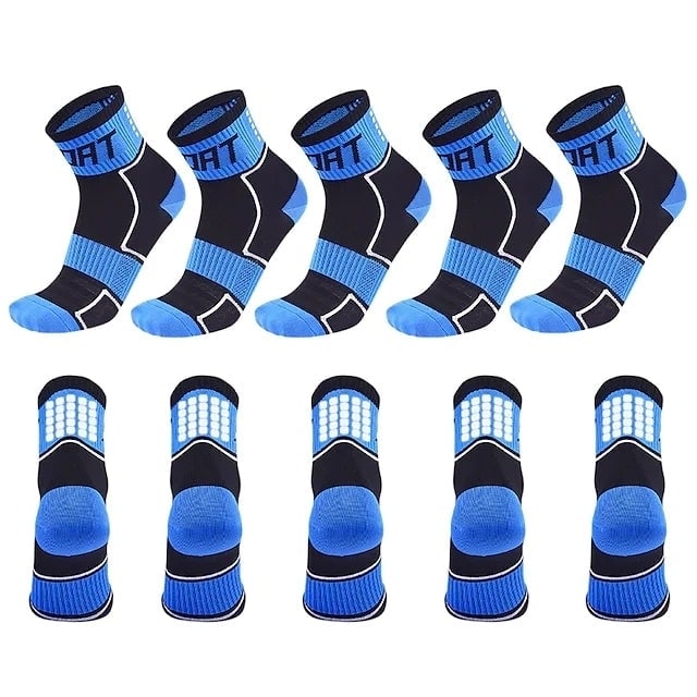 5-Pairs: Breathable Compression Socks Image 6