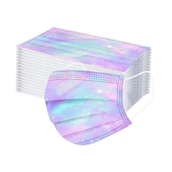 50-Piece: Tie Dye Gradient Printing Mask - Assorted Styles Image 1