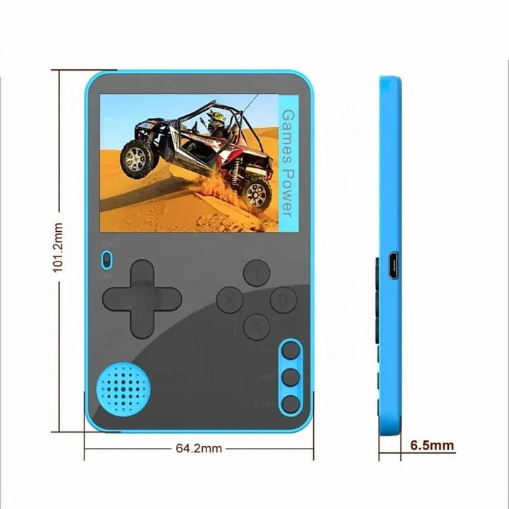 500 Built-in Games 2.4 Inch Color LCD Screen Retro Video Console Image 4