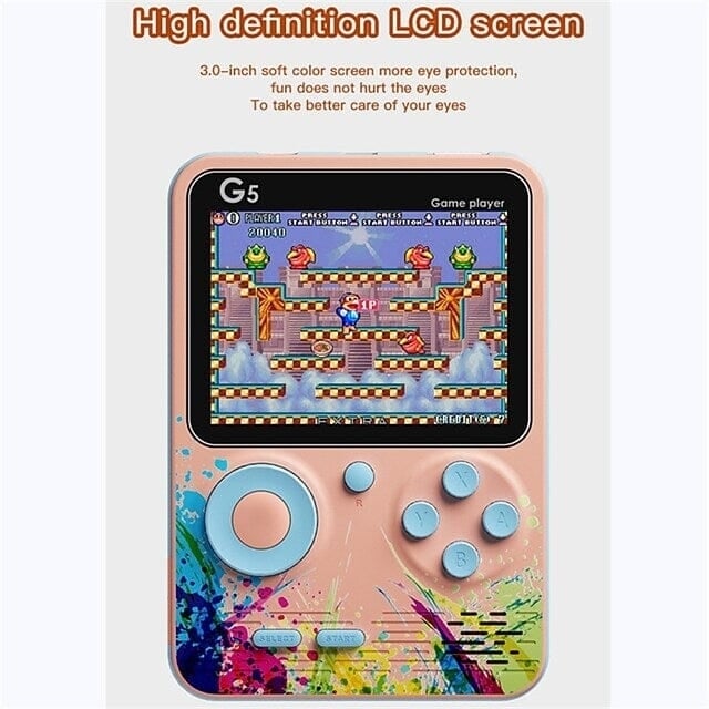 500 Games Mini Handheld Retro Portable Video Game Console Image 6