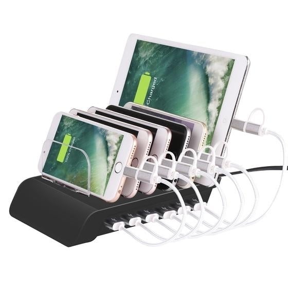 6 Port USB Charging Station Image 1