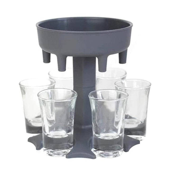 6 Shot Glass Dispenser and Holder Image 6