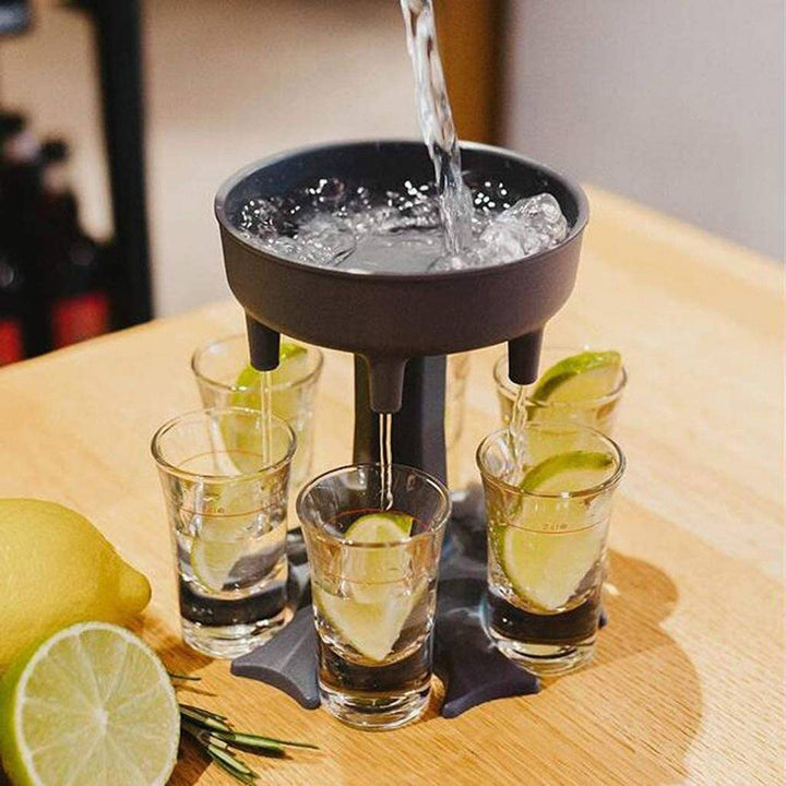 6 Shot Glass Dispenser and Holder Image 10