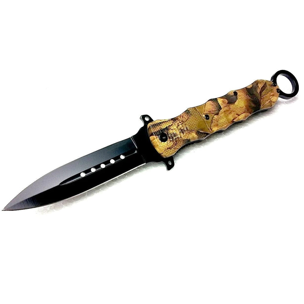 6" Finger Loop Knife With ABS Handle Image 2