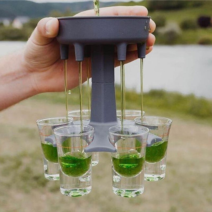 6 Shot Glass Dispenser and Holder Image 12