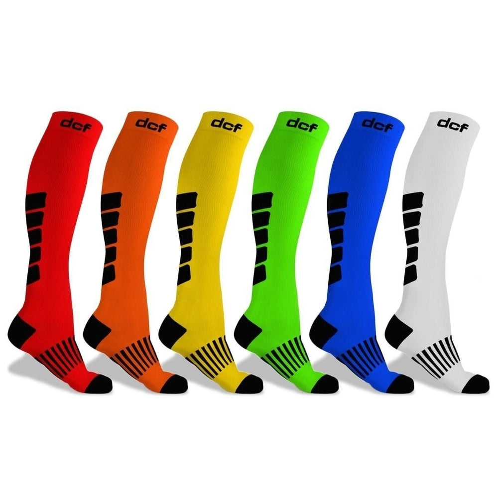 6-Pack: DCF Graduated Mid-Calf Compression Socks Image 2