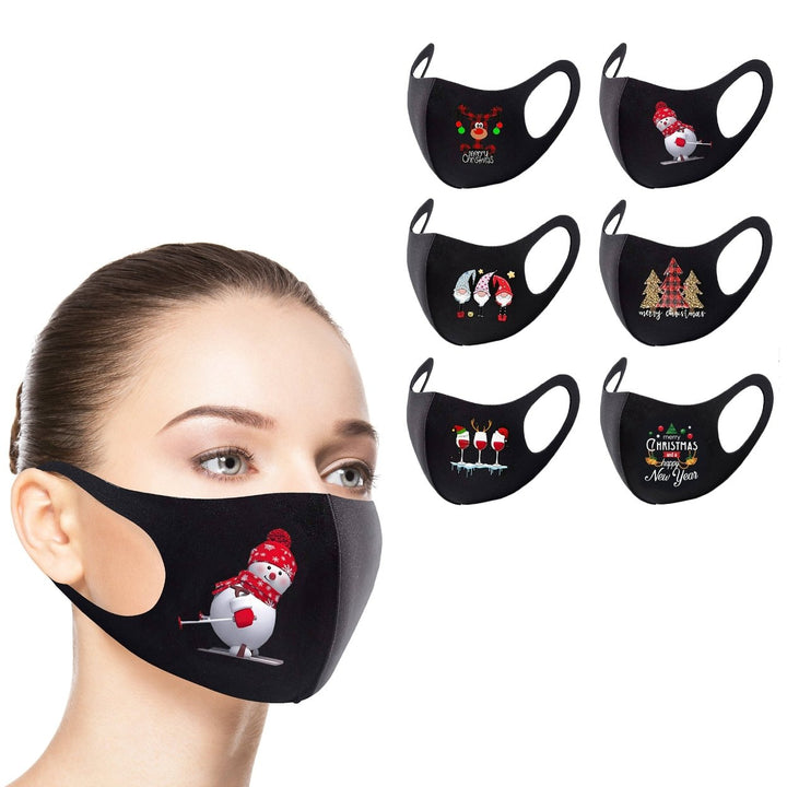 6-Pack: Reusable Holiday-Themed Face Masks Image 4