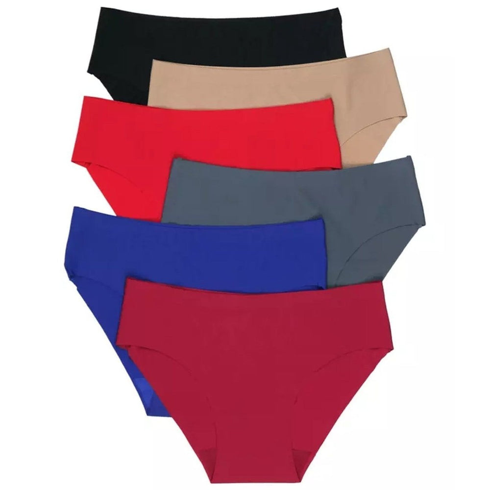 6-Pack: Silky Smooth No Panty Line Assorted Underwear Image 2