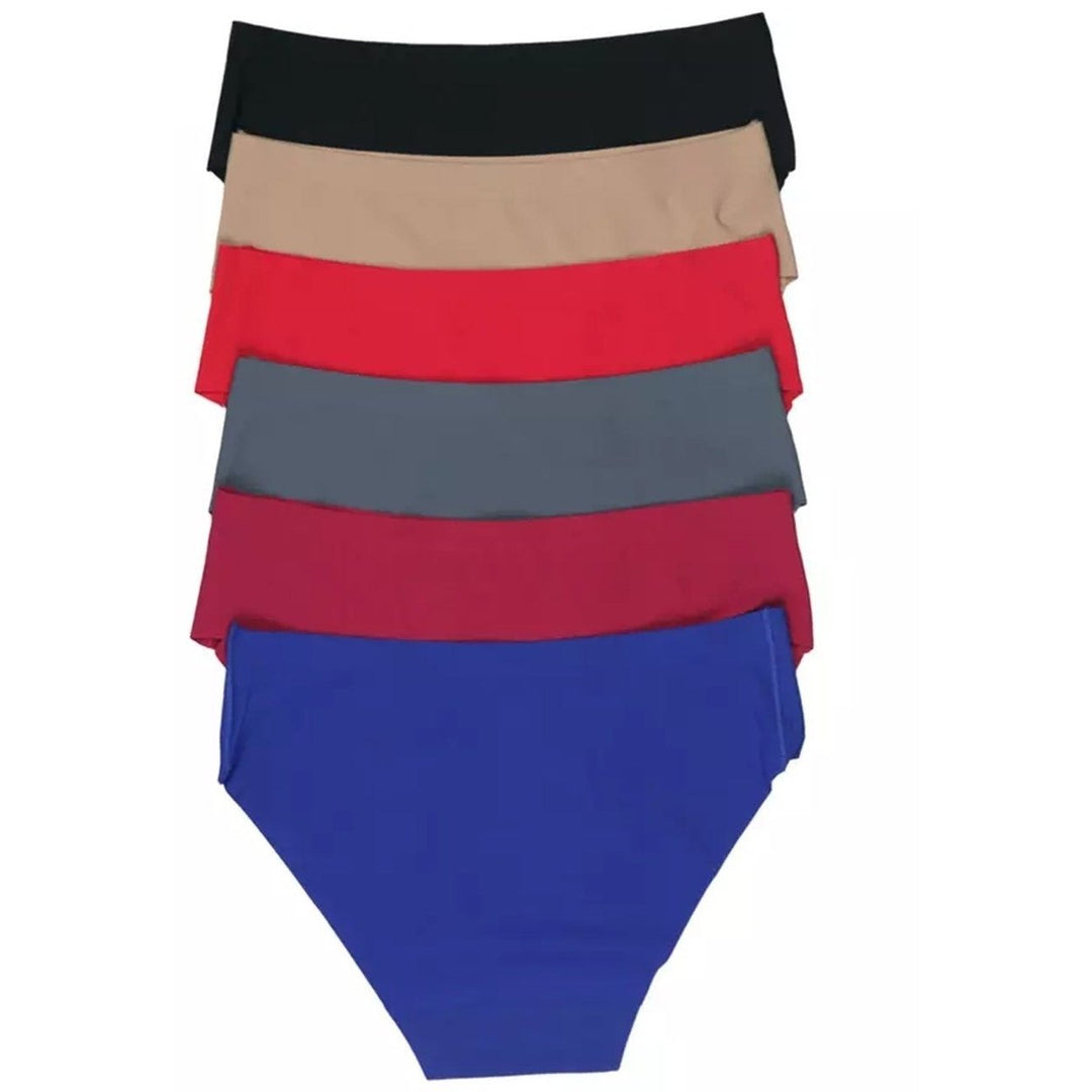 6-Pack: Silky Smooth No Panty Line Assorted Underwear Image 3