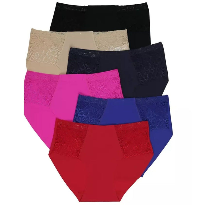 6-Pack: Silky Smooth No Panty Line Assorted Underwear Image 4