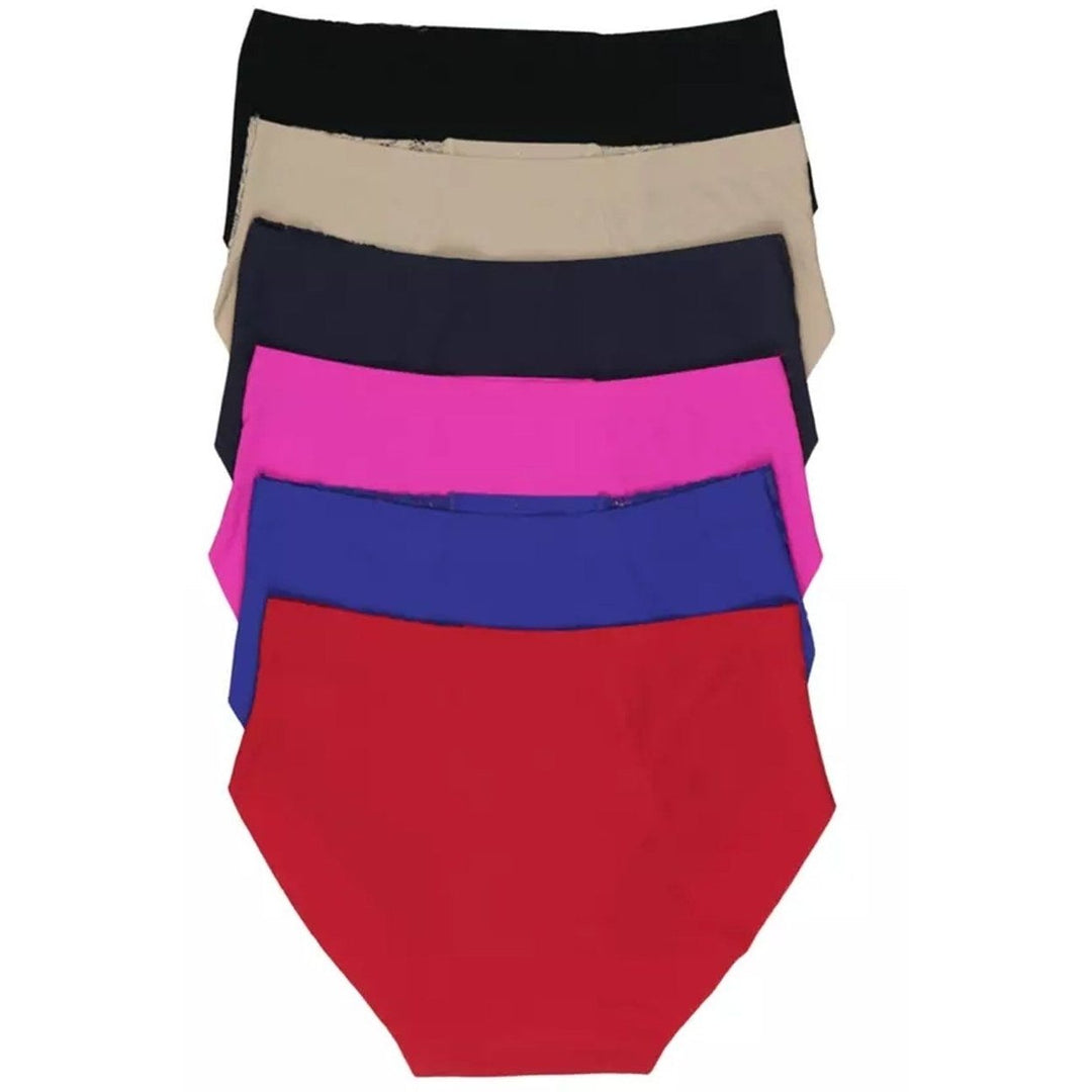 6-Pack: Silky Smooth No Panty Line Assorted Underwear Image 4