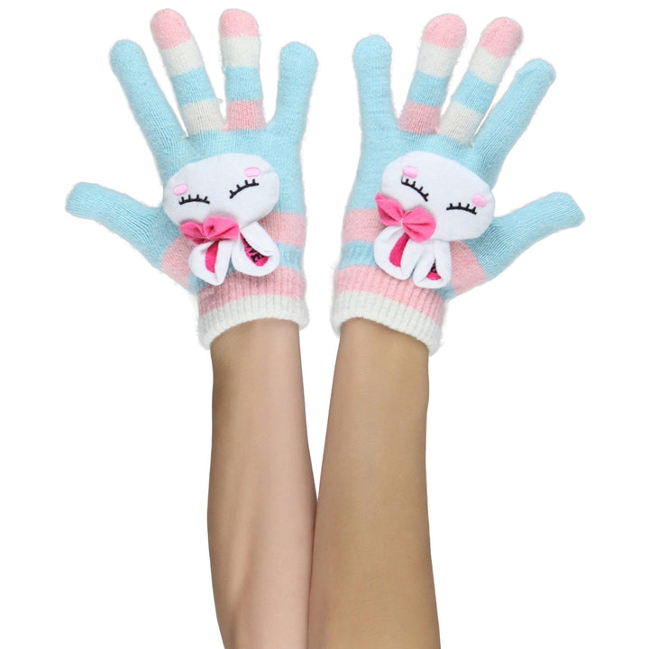 6-Pack: ToBeInStyle Childrens Assorted Winter Gloves Image 4