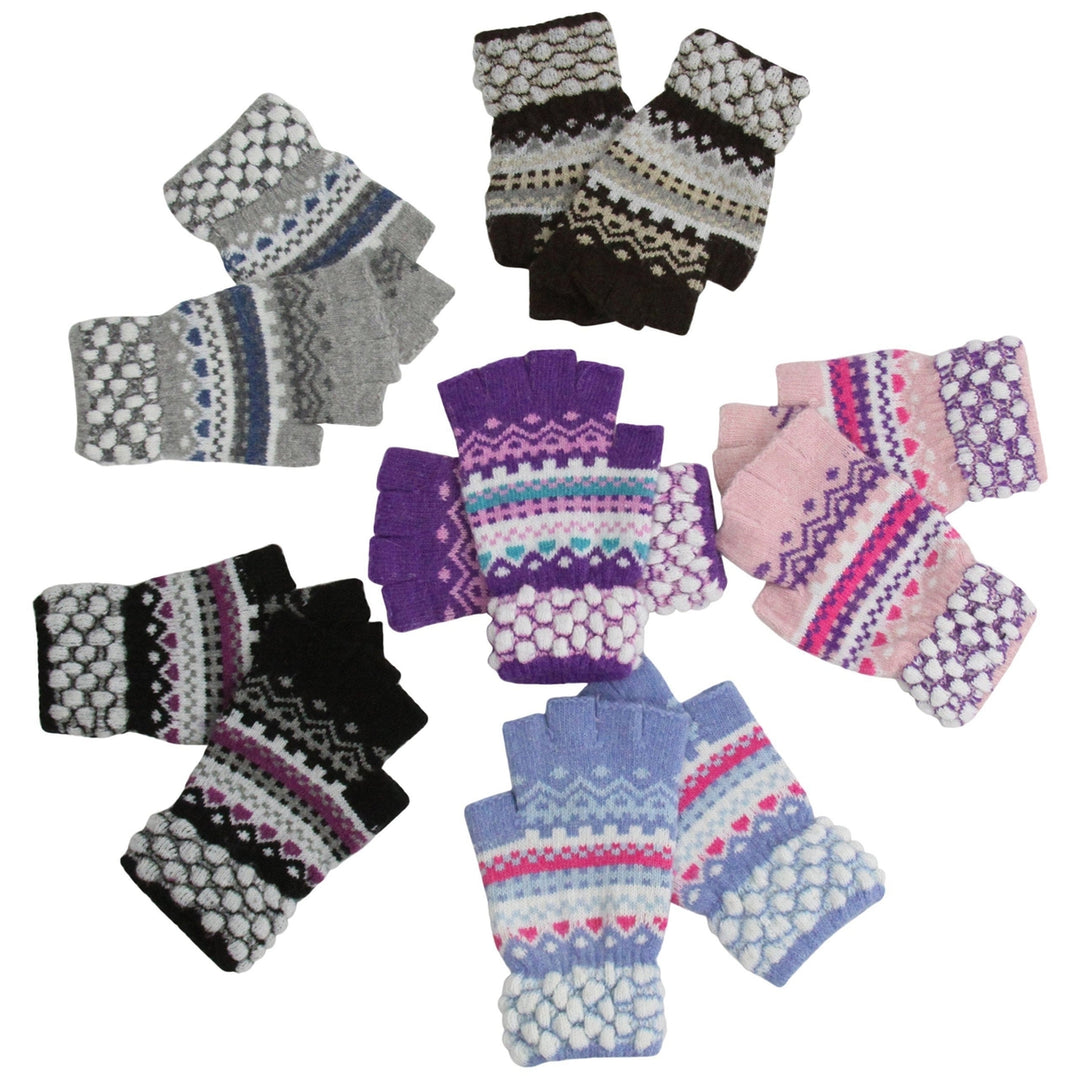 6-Pack: ToBeInStyle Childrens Assorted Winter Gloves Image 8