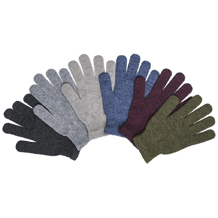 6-Pack: ToBeInStyle Mens Assorted Acrylic Winter Gloves Image 9