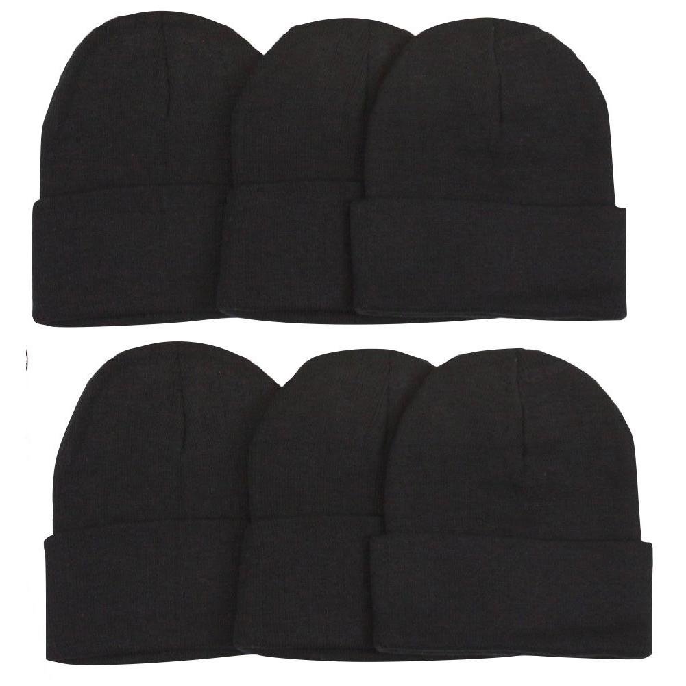 6-Pack: ToBeInStyle Unisex Warm Double-Layered Beanies Image 1