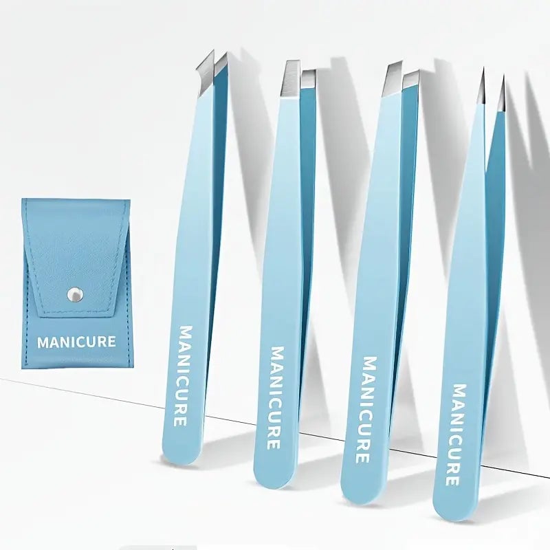 4-Pieces: High-Quality Eyebrow Tweezer Image 1