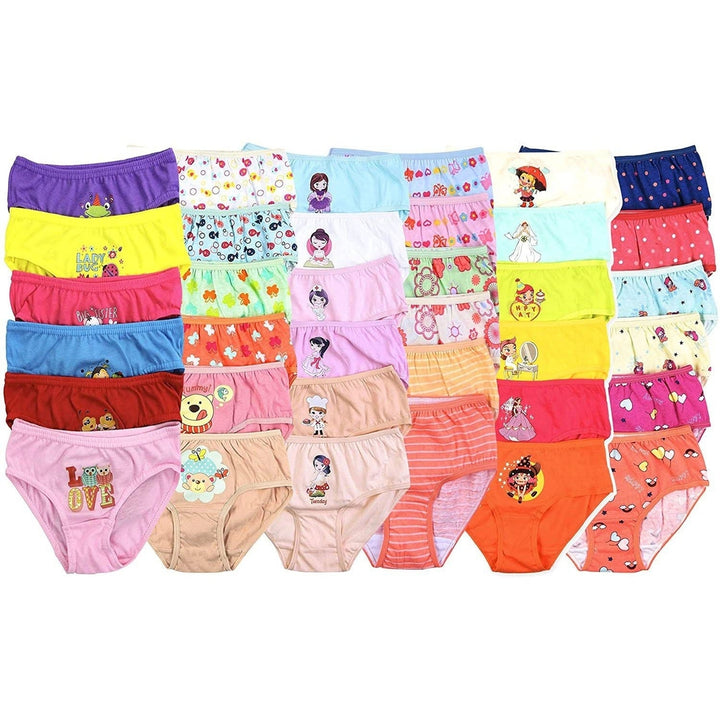 6-Pack: Kids Mystery Cotton Bikini Panties Image 2