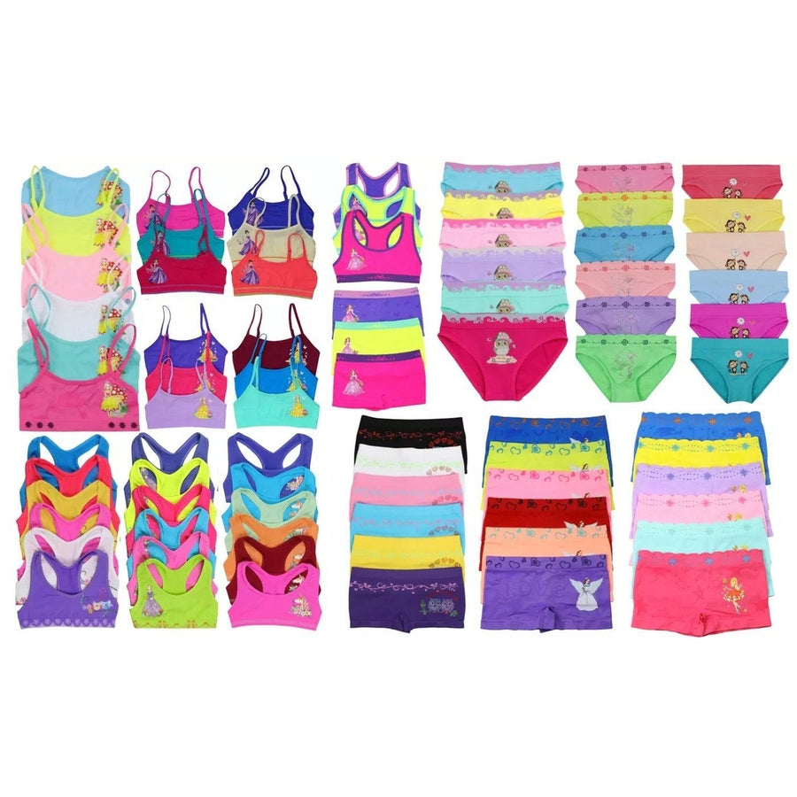 6-Pack: Mystery Kids Girls Underwear Image 1