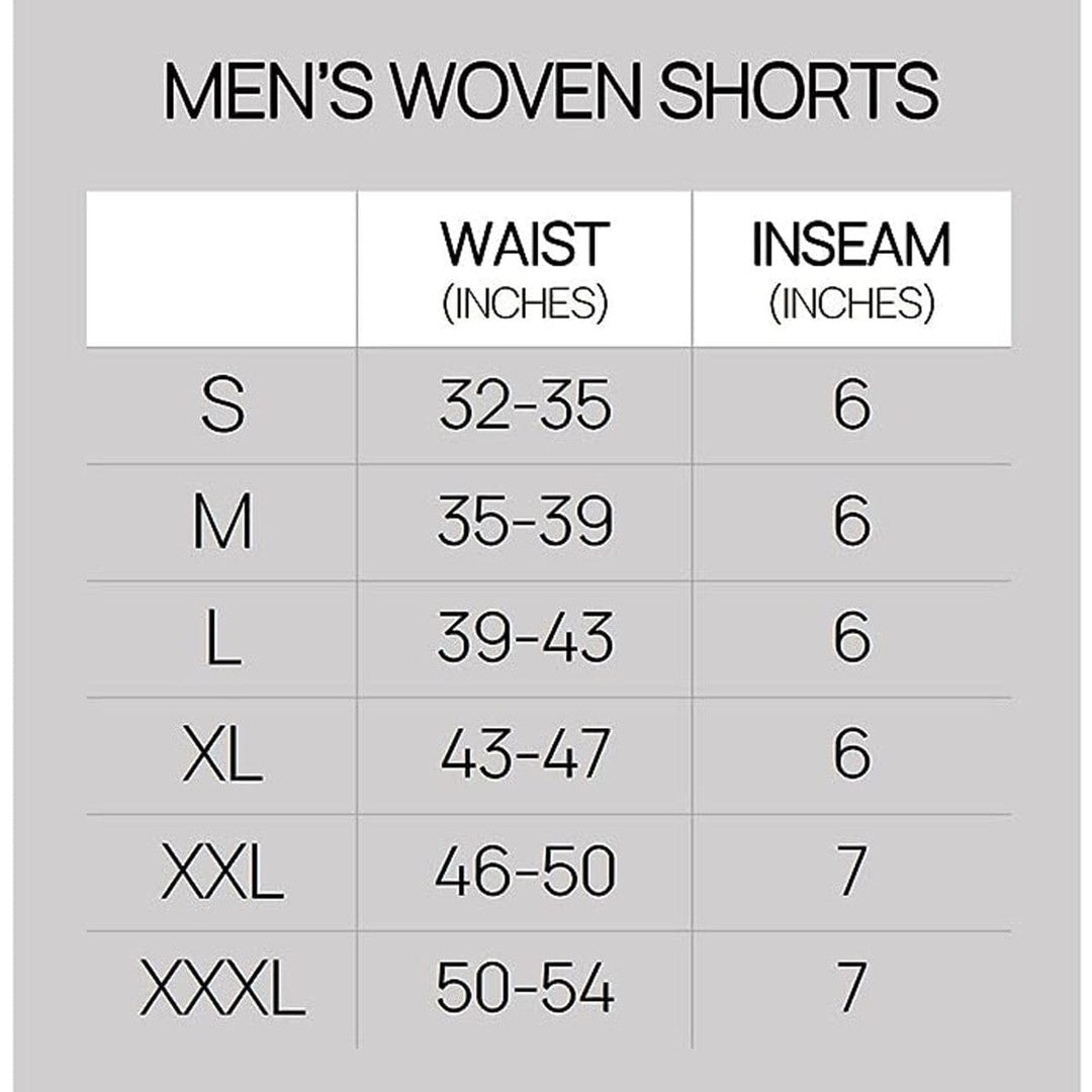 6-Pack: Men s Active Woven Shorts with Zipper Pocket Image 4