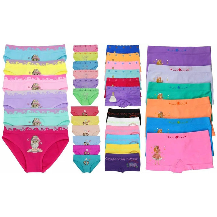 6-Pack: Mystery Girls Boyshorts or Bikini Panties Image 1