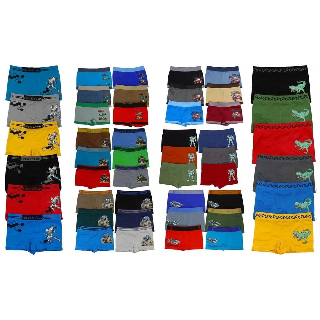 6-Pack: Mystery Boys Microfiber Assorted Briefs Image 1