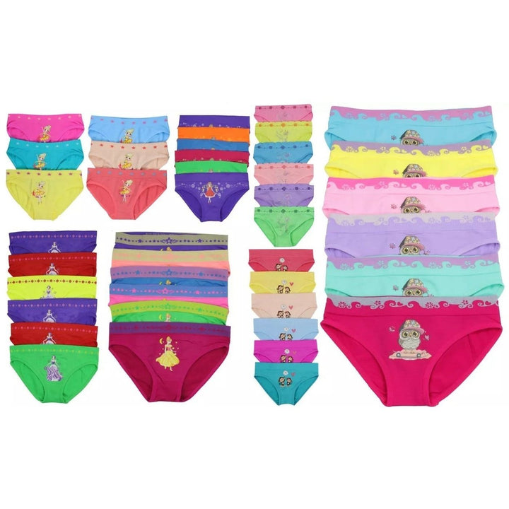 6-Pack: Mystery Kids Girls Underwear Image 3