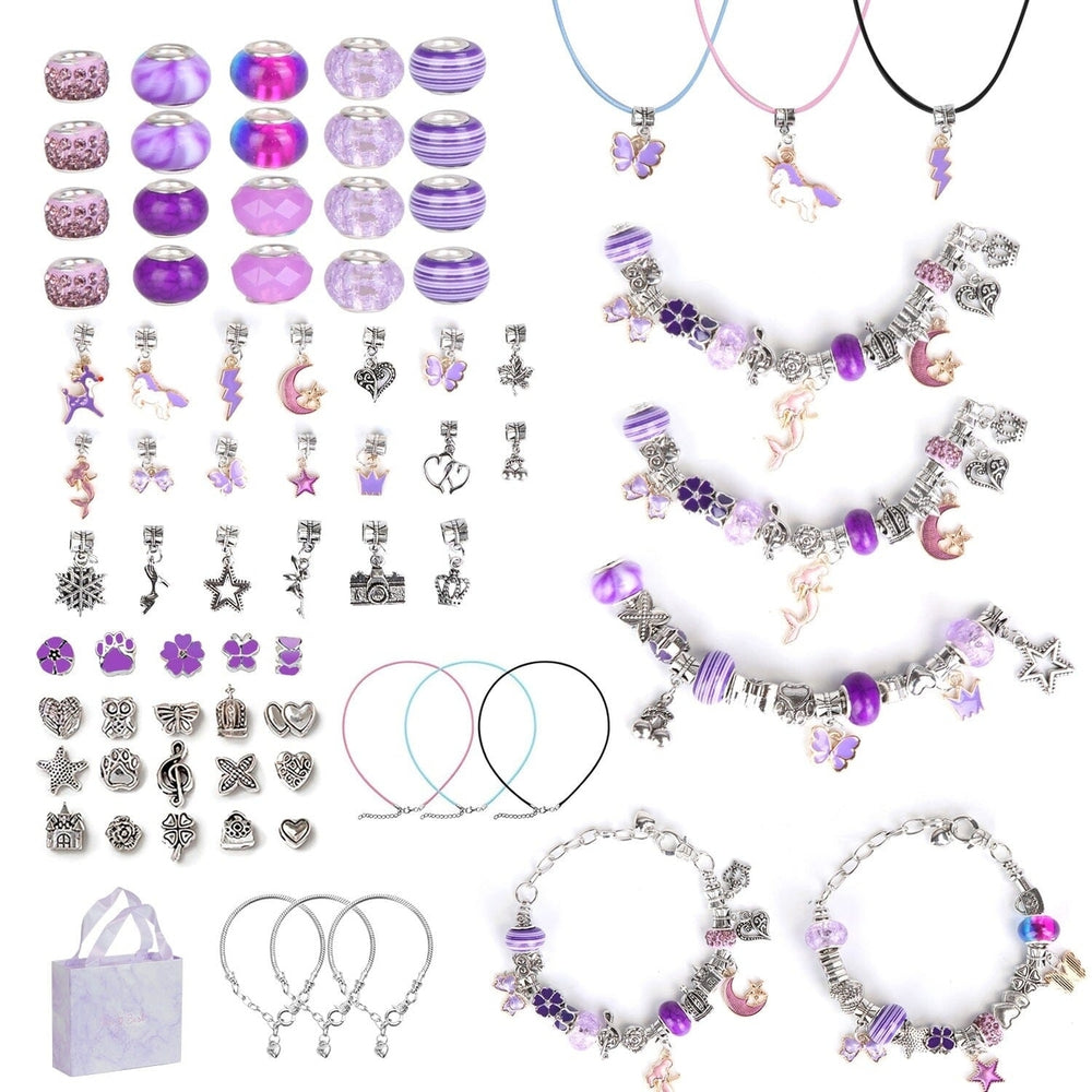 66-Pieces: Charm Bracelet Making Kit Image 2