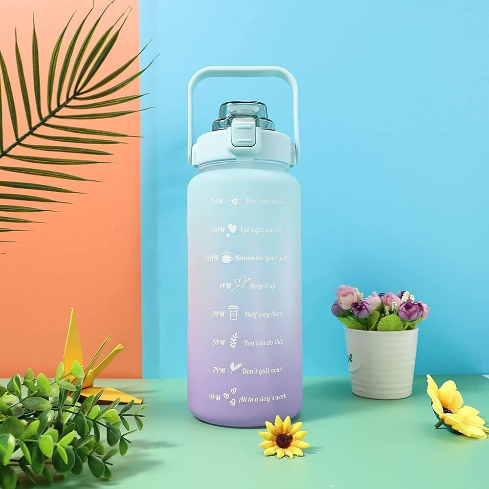 68 Oz Water Bottle with Time Marker Image 2