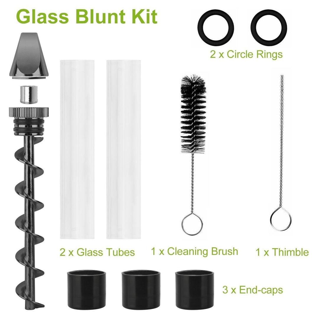 7-in-1 Grinder Blunt Kit with Smoking Metal Tip Cleaning Brush Image 8