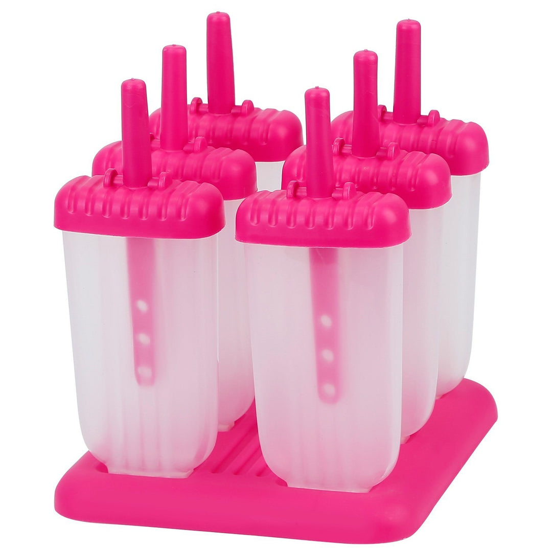 6-Piece: Popsicle Molds Reusable Ice Cream DIY Ice Pop Maker Image 8