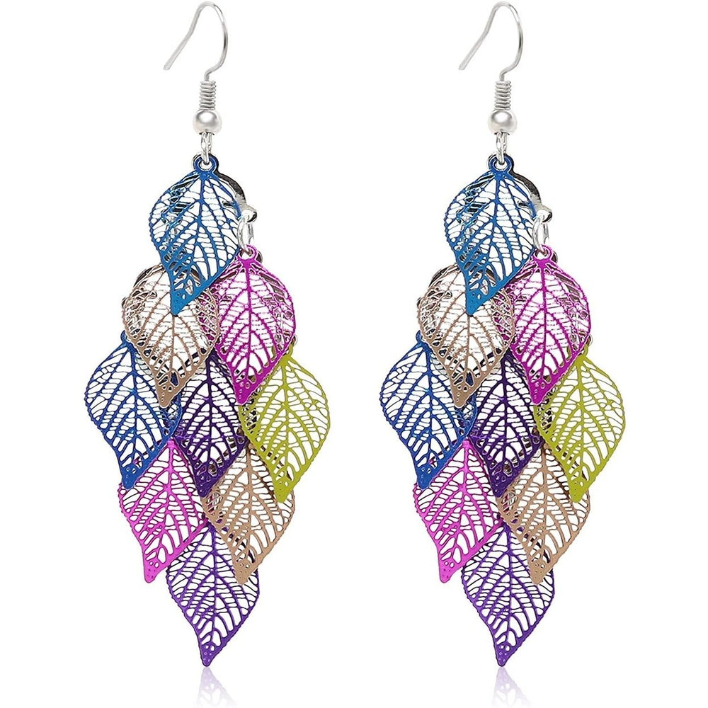 Aisansty Handmade Boho Super Lightweight Chandelier Dangle Drop Earring Image 2